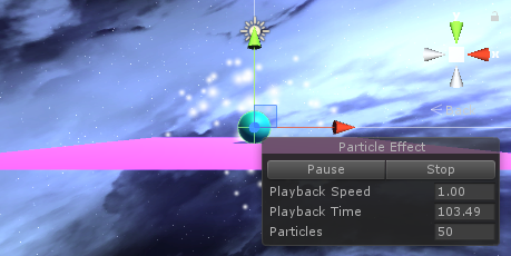 Flying Ball Plus/Particle System正常