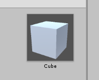 CubeをPrefabに