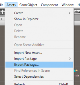 Custom Package／Export