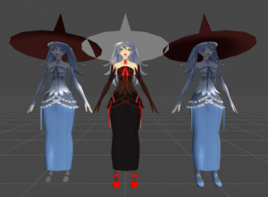 魔女の帽子問題 Blenderでウェイトをつけたらunityでマテリアルの色が出なくなった問題 解決 Unityで魔物使い ゲームを作る